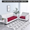 thumbnail image 1 of CAROOTU Solid Color Thicken Elastic Sofa Seat Cushion Cover Furniture Protector Corn, 1 of 5