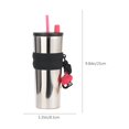 thumbnail image 3 of Suncoda Sippy Cup, Large Capacity Stainless Steel Gradient Color Insulation Cup Portable Rope Straw Cup Outdoor Accompanying Cup Sports Water Cup with Silicones Cup Cover, 3 of 9