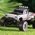 thumbnail image 4 of ABS 1/64 Mini Rc Monster Truck With Trailer 4G Remote Control USB Rechargeable Alloy Housing Mini Rc Truck And Trailer 1/64 Remote Control Monster Rc USB Rechargeable Body Lights Monster Car Mini Rc, 4 of 9