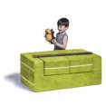 thumbnail image 3 of Jaxx Zipline Causeuse Modulaire pour Enfants et Ottomans, Lime, 3 of 8