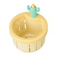 thumbnail image 1 of DOLITY Kitchen Sink Drain Strainer Sturdy Cute Cactus Replacement Sink Drain Yellow, 1 of 9