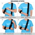 thumbnail image 2 of SupreGear Adjustable Arm Sling Shoulder Support Brace, Lightweight Immobilizer for Daily Comfort Fit, 2 of 7