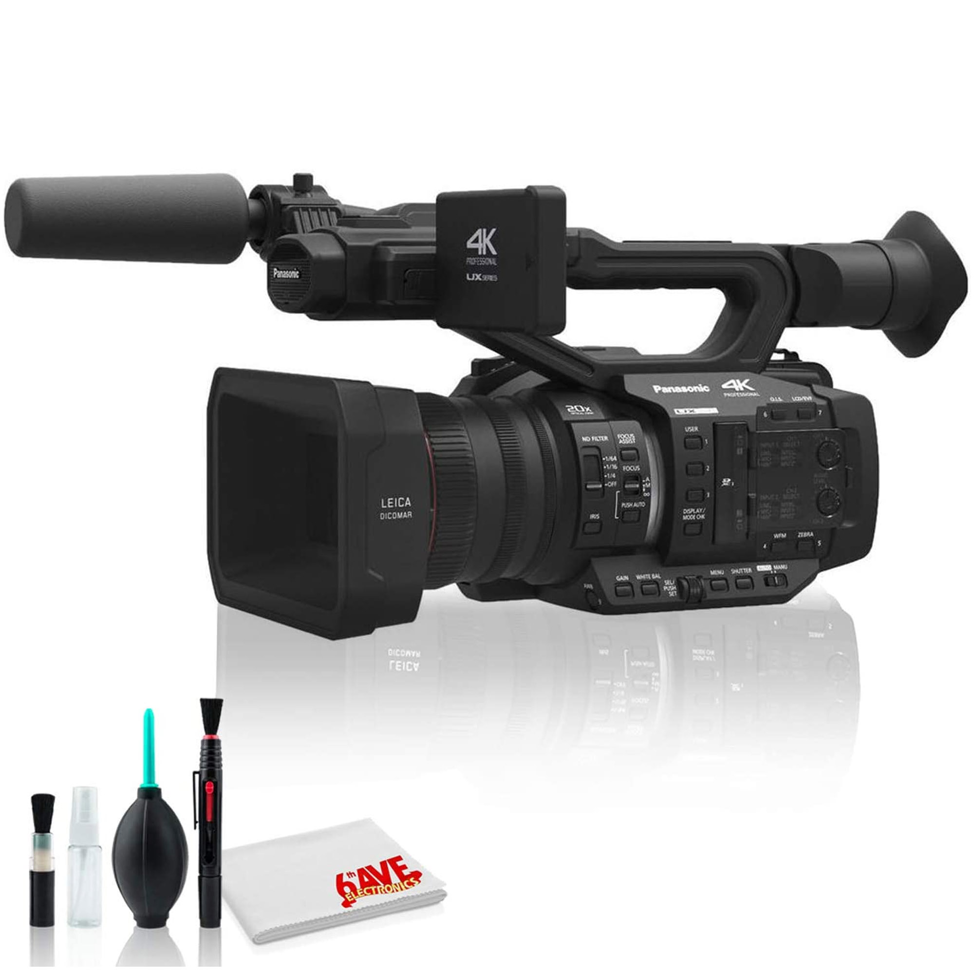 Panasonic AG-UX180 4K Caméscope Professionnel Premium Kit de Base