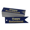 thumbnail image 1 of Inkdotpot Pack Of 50 Real Gold Foil Paper Tags Happy Retirement Favor Hang Tags, 1 of 1