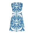 thumbnail image 5 of EGNMCR Robes d'Été Femmes Tendance 2024 Robes d'Été pour Femmes Plage Floral T-Shirt Robe Soleil Décontractée Poches Boho Robe Débardeur, 5 of 5