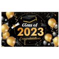 thumbnail image 2 of ⚡ Big Sale ! EXtraLarge Congrats Grad Banner 180x110 Cm | Graduation Party Decorations 2023 Black And Gold | Graduation Banner 2023 | Graduation Decorations Class Of 2023 | Red 2023 Graduatio, 2 of 9