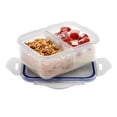 thumbnail image 1 of Starfrit LocknLock Food Storage Divided Container, Capacity of 11oz / 350ml, 2-Compartment Removable Divider, 1 of 8