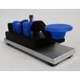 thumbnail image 1 of CW Morse Code Keys Camel Back Morse Code Key with 1/4? Anodized Aluminum Base, Black and Blue, 1 of 4