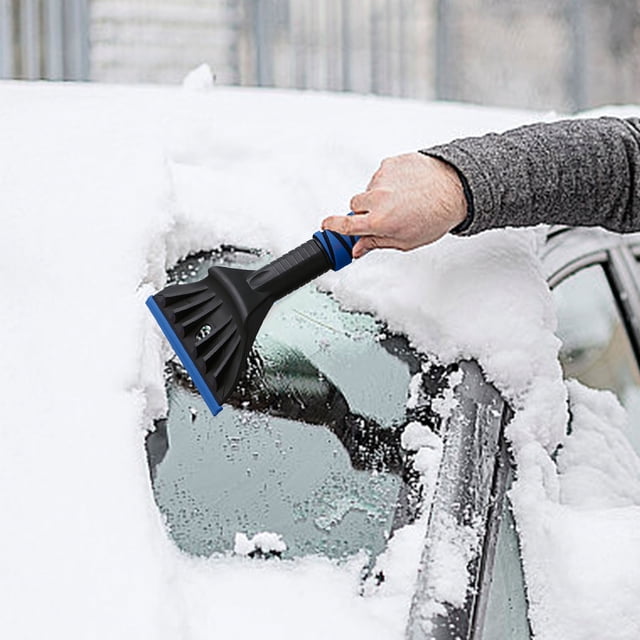 Multifunctional Snow Shovel | 32-Inch Aluminum Alloy Ice Scraper & Snow Brush