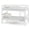 White, variant on Gymax Twin Over Twin Bunk Bed Wooden Convertible Into 2 Beds High Guardrails Espresso