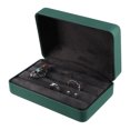 thumbnail image 4 of Unique Bargains 1Pc Multiple Ring Box Jewelry Storage Display Stand Ring Organizer Case PU Leather Gift Box for Wedding Green, 4 of 7