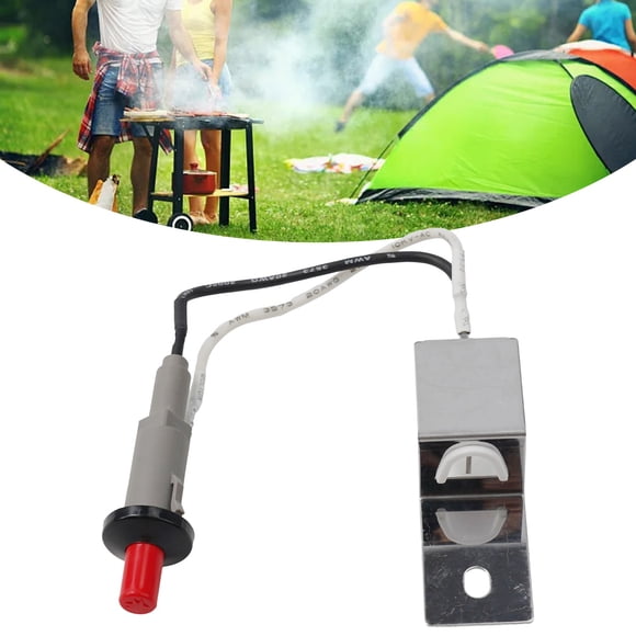 Feimier Grill Igniter Replacement Kit for Q-Series - Fits Q100 Q120 Q200 Q220 Q1000 Q2000 Models - 11.8\" High-Temperature Resistant Electronic Ignition Assembly for LPG Gas Grills