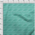 thumbnail image 3 of oneOone Rayon Sea Green Fabric Abstract Stripe Sewing Craft Projects Fabric Prints By Yard 56 Inch Wide, 3 of 5