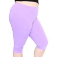 thumbnail image 1 of Stretch Is Comfort Women's Plus Size Knee Length Leggings| Adult X-Large - 7x, 1 of 5