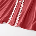 thumbnail image 3 of Women Housecoat Lightweight Button Front Robe House Coat Long Sleeve Short Bathrobes Soft Nightgown Soft Robes for Lady M, 3 of 9