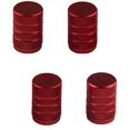 thumbnail image 1 of 4 Pack Car Aluminum Wheel Tire Stem Red, 1 of 8