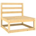 thumbnail image 1 of vidaXL Garden Middle Sofa Solid Wood Pine, 1 of 4