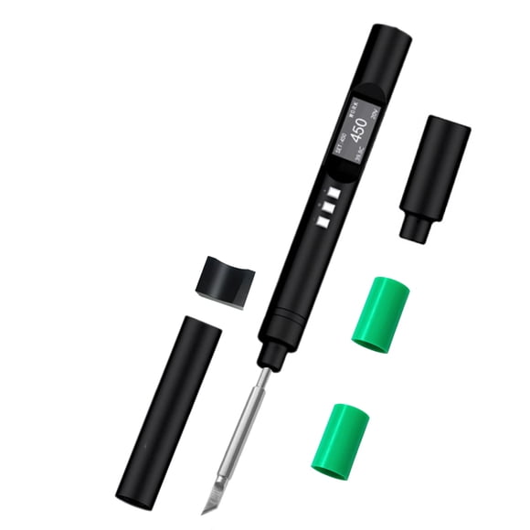 PTS200 Max 100W 0.96inch OLED Display Intelligent Soldering Iron ESP32 Open Source Soldering Pen Type-C