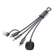 Wweixi Premium Cable, Multi-Functional Portable Easy Store, Fast Charging, Compatible , Supports USB-C Charging For Phone+TypeC+Watch Fast Charging 18W