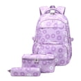 thumbnail image 4 of Donut Printed School Backpack For Girls Backpack With Lunch Box Lightweight Water Kids Bookbags Set, 4 of 9