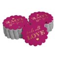 thumbnail image 1 of Inkdotpot Made With Love Text Bottle Tag Real Gold Foil Favor Hang Tags 50 Pack, 1 of 1