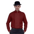 thumbnail image 1 of The Pirate Dressing C1293 Ulysses Side-Button Shirt- Chocolate - 3XL, 1 of 1