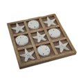 thumbnail image 1 of Starfish and Sand Dollar 9 inch Tic Tac Toe Game Board, 1 of 5