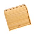 thumbnail image 2 of Siruishop Bamboo Bread Box Bread Bin Bread Holder Coffee Tea Sugar Container Roll Top Kitchen Canisters for Kitchen Counter Bakery Cups, 2 of 8
