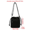 thumbnail image 2 of Vaidha Canvas Shoulder Bag Crossbody Small Cloth Bag Multiple Backpack Styles, 2 of 2