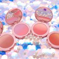 thumbnail image 2 of NOVO Multi-Functional 2-Color Blush Palette - Shade 2 "Desire": Lightweight, Long-Lasting Natural Radiance Blusher for Face Contouring, Highlighting & Concealing, Travel-Friendly Compact Size,, 2 of 6