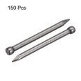 thumbnail image 3 of Unique Bargains Finishing Nails 150 Pack 30mm 1-3/16 Inch Hand-Drive Hardware Carbon Steel Lost Head Nails, 3 of 5
