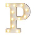 thumbnail image 2 of Romantic 3D 26 Alphabets 0-9 Numbers LED Marquee Sign Wall Hanging Night Light, 2 of 8