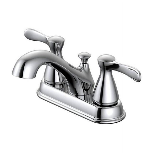 Oakbrook F51BC010CP-ACA1 Doria Series Chrome Two Handle Lavatory Faucet Quick Connect Pop-Up