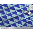 thumbnail image 3 of Soimoi Cotton Jersey Fabric Triangle Geometric Print Fabric by The Yard 58 Inch Wide, 3 of 3