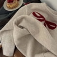 thumbnail image 3 of Nœuds pour Filles, Mignon Nœud en Tricot Épais à Col Rond, Chandail pour Filles, 3 of 6
