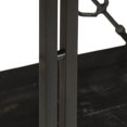 thumbnail image 3 of vidaXL 3-Tier Bookcase Black 90x30x80 cm Solid Mango Wood, 3 of 5