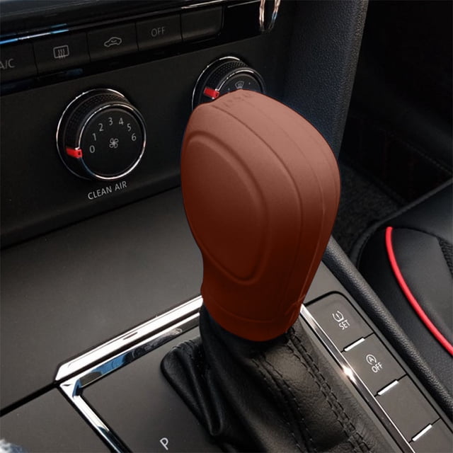 Meitianfacai Car Gear Shifter Knob Cover, Elastic Car Automatic Shifter Protector Cover, Universal Antl-Slip Auto Knob Gear Stick Protector Vehicle Accessories