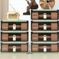 thumbnail image 3 of Desktop Clear Drawer Storage Box Transparent Student Organizer Dormitory Large Capacity Office Overlay Container Cabinet Creative High Capacity Storage Drawer Units, 3 of 7