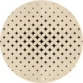 thumbnail image 1 of Ahgly Company Machine Washable Indoor Round Transitional Moccasin Beige Area Rugs, 6' Round, 1 of 7