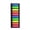 B, variant on QIDESHIP Sticker Notes 5 Squares 5 Arrows, Plastic Paper Note, one Sheet Contains 10 Stickers, 5 Sets Of Flat-Top Stickers and 5 Sets Of Arrow-Shaped Stickersnotes, Markers Sticky index Tabs