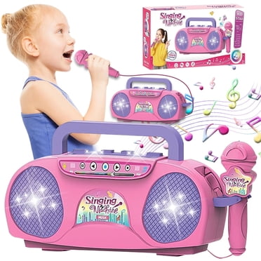 Microphone for Kids Age 2-3 Girls, Birthday Gift for Toddler Girls 3 4 5 6 7 Year Old Kids Toys