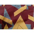 thumbnail image 4 of oneOone Tissu Popeline de Coton Rectangle & Triangle Imprimé Géométrique BTY 56 Pouces de Large, 4 of 4