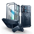 thumbnail image 1 of Dexnor for Samsung Galaxy A16 5G Case, [2 Front Frame] [Bulit-in Slide Camera Cover & Kickstand] Heavy Duty Protection Shockproof Samsung A16 5G Case with Screen Protector, 6.7 inch Blue, 1 of 7