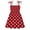 Red, variant on Swstbby Summer Savings Clearance 2025! Girls Summer Dress, Kids Baby Girls Dress Beach Dresses Casual Sleeveless Princess Summer Dress Black 2-3 Years