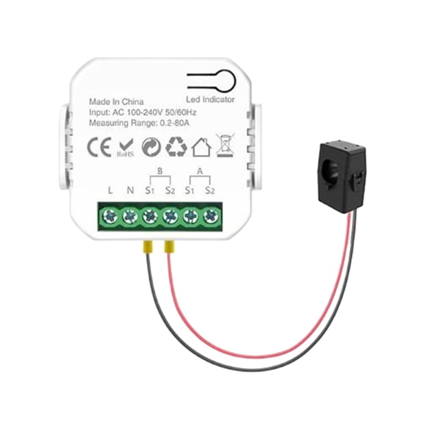 yingyy Zigbee Gestion de Maison Intelligente Télécommande avec Application Tuya Surveillance en Temps Réel Tuya Smart Life Monocanal