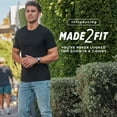 thumbnail image 3 of Jockey Men's Made2Fit Crew Neck T-Shirt, 3 of 9