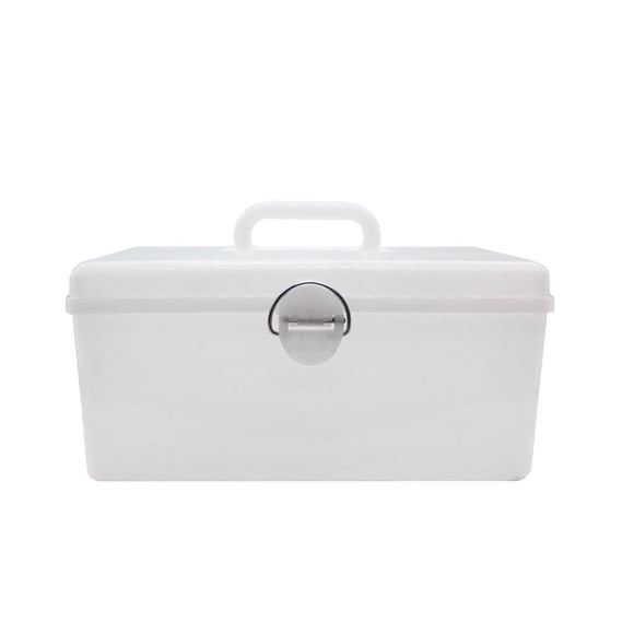 PENGXIANG 1pc Large Capacity Mahjong Storage Box Plastic Storage Holder with Lock