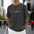 thumbnail image 2 of Puawkoer T-Shirt Surdimensionné pour Homme T-Shirts Vintage pour Homme Shorts pour Homme T-Shirt d'Été pour Homme T-Shirts à Col en V pour Homme T-Shirts pour Homme Col en V Col Rond T-Shirts à Manches Courtes pour Homme T-Shirts Graphiques pour Homme T-Shirt avec, 2 of 4