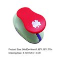 thumbnail image 2 of pitrice Hole Puncher Cards Labor-saving Photo Album Handmade Decoration Tool Accessories Easy and Fast Manual Tools Consistent Design four leaves, 2 of 5