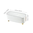 thumbnail image 2 of Minkissy Desktop Data Cable Organizer Cable Organizer Container Plastic Heat Dissipation Office 1Pcs, 2 of 8